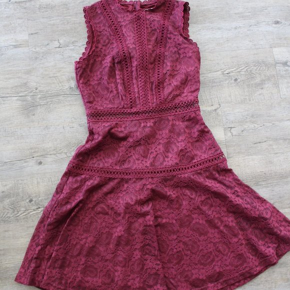 Altar'd State - Maroon Dress - Picture 2 of 6